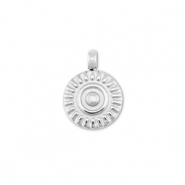 Anhänger aus Stainless Steel - Rostfreiem Stahl Sun Silver