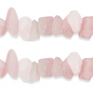 Perle Chips Steine Rosenquarz Rose quartz