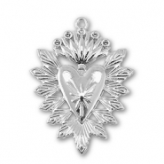 Anh&auml;nger Metall Heart Silver