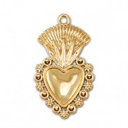 Anh&auml;nger Metall Heart Gold