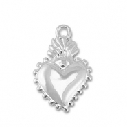 Anh&auml;nger Metall Heart Silver