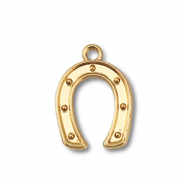 Anh&auml;nger Metall Horseshoe Gold