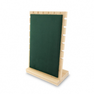 Schmuck Display f&uuml;r Ketten Natural-dark Green