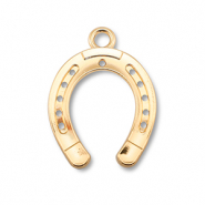 Anh&auml;nger Metall Horseshoe Gold