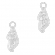 Anh&auml;nger aus Stainless Steel - Rostfreiem Stahl Shell Silver