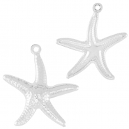 Anh&auml;nger aus Stainless Steel - Rostfreiem Starfish Silver