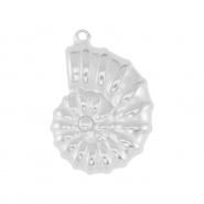 Anh&auml;nger aus Stainless Steel - Rostfreiem Stahl Sea Shell Silver