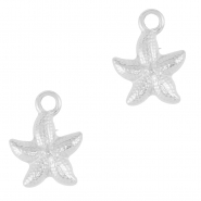 Anh&auml;nger aus Stainless Steel - Rostfreiem Starfish Silver