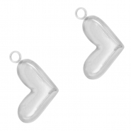 Anh&auml;nger aus Stainless Steel - Rostfreiem Stahl Heart Silver