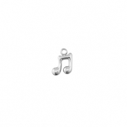 Anh&auml;nger aus Stainless Steel - Rostfreiem Musical Note Silver