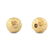 Perlen aus Stainless Steel - Rostfreiem Stahl 8mm Gold