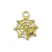 Anh&auml;nger Metall Spiderweb Gold
