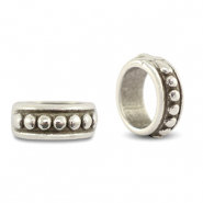 Schieber Metall DQ Ring with Balls Antik silber (Nickelfrei)