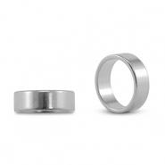 Schieber DQ Metall Ring Antik silber (Nickelfrei)