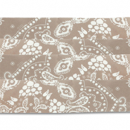 Bandana-Set 4 St&uuml;ck Taupe brown-white