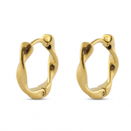 Ohrringe aus Stainless Steel - Rostfreiem Stahl Gold