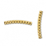 Perlen aus Stainless Steel - Rostfreiem Stah Tube Gold