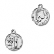 Anhänger aus Stainless Steel - Rostfreiem Coin Silver