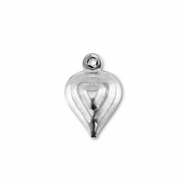 Anhänger aus Stainless Steel - Rostfreiem Heart Silver