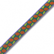 Schmucktextband Green-orange-purple