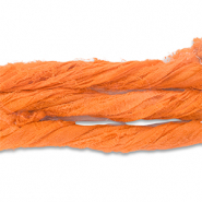 Seidenband Sari Orange