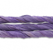 Seidenband Sari Purple