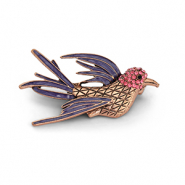 Broschen Bird Purple-pink