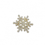 Broschen Snowflake Gold