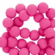 8 mm Perlen aus Acryl Fuchsia