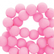 8 mm Perlen aus Acryl Pink