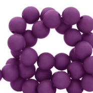 4 mm Perlen aus Acryl Dark purple