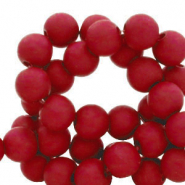 4 mm Perlen aus Acryl Red