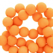 4 mm Perlen aus Acryl Orange