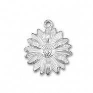 Anh&auml;nger aus Stainless Steel - Rostfreiem Stahl Flower Silver