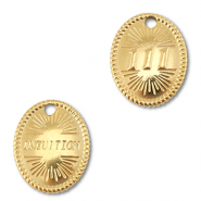 BY31&reg; Anh&auml;nger aus Stainless Steel - Rostfreiem Engelszahlen 111 / Intuition Gold