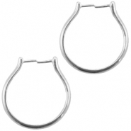 DQ Metall Ring (f&uuml;r Perle) antik silber (nickelfrei)