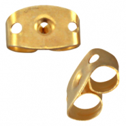 DQ Metall Ohrstopper Gold (Nickelfrei)