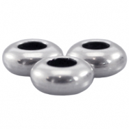 DQ Metall Perle 7x3mm Antik silber (Nickelfrei)