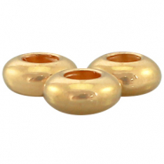 DQ Metall Perle 7x3mm Gold (Nickelfrei)