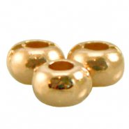 DQ Metall Perle 5x3mm Gold (Nickelfrei)
