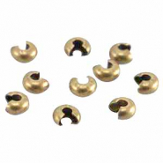 DQ Metall Klappkapseln 5mm Antik bronze (Nickelfrei)