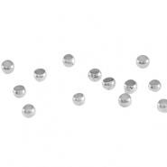 Metall DQ Quetschperlen 2.0 mm Antik silber (nickelfrei)