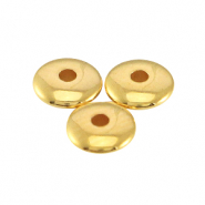 Metall DQ Perlen disc 4x1.5 mm Gold (nickelfrei)