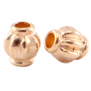 Perle DQ Metall 4x3.5mm Rosegold (Nickelfrei)