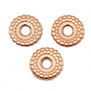 Metall DQ Ring disc 8mm deco Rosegold (Nickelfrei)