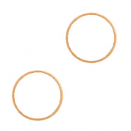 Anh&auml;nger Metall Anh&auml;nger DQ Zwischenst&uuml;ck Zirkel 14mm Rosegold (Nickelfrei)