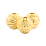 Perlen Metall DQ Ball 6mm Gold (Nickelfrei)