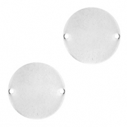 DQ Metall f&uuml;r ImpressArt Zwischenst&uuml;ck rund 15mm Antik Silber (nickelfrei)