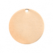 DQ Metall f&uuml;r ImpressArt Anh&auml;nger rund 20mm Rosegold (nickelfrei)