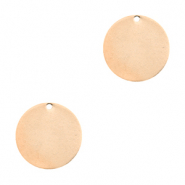 DQ Metall f&uuml;r ImpressArt Anh&auml;nger 12mm Rosegold (Nickelfrei)